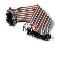 سیم جامپر نری به نری بسته 40 تایی 30 سانتی