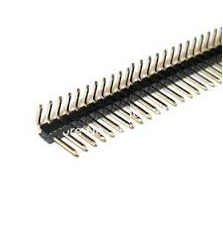 پین هدر 1x40 نری رایت فاصله پایه 1.27میلی (کد11)
