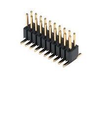 پین هدر smd 2x40 نری صاف روبردی فاصله پایه 2میلی (کد19)