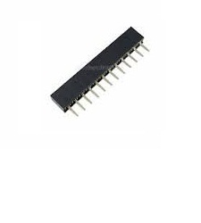 پین هدر 1x40 مادگی صاف فاصله پایه 1.27 میلیمتر (کد7)