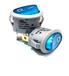 کلید راکر بیضی شکل چراغ دار